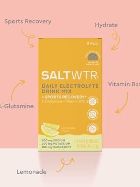 SaltWTR Daily Functional Electrolytes-Sports Recovery 8 Pack